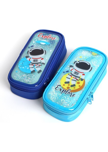 Kızlar Için Quicksand Kalem Kutusu, Karikatür Çocuk Kalem Kutusu, Öğrenci Sevimli Basit Yaratıcı Plastik Kalem Çantası (Yurt Dışından) indirimleri