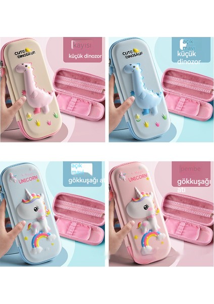 Öğrenci Kalem Kutusu Erkek Kalem Kutusu Kız Sevimli Yaratıcı Kalem Kutusu Çocuk 3D Kalem Kutusu (Yurt Dışından) fırsatları