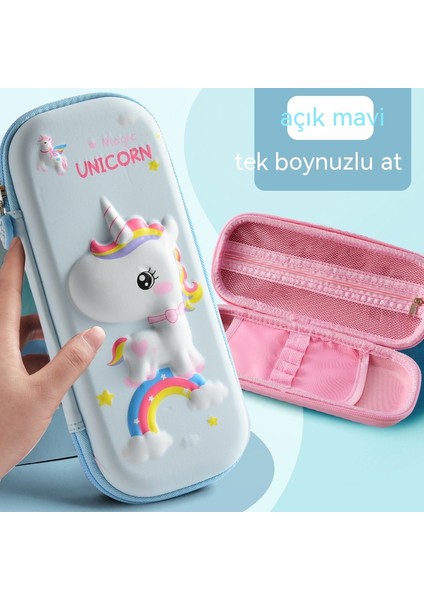 Öğrenci Kalem Kutusu Erkek Kalem Kutusu Kız Sevimli Yaratıcı Kalem Kutusu Çocuk 3D Kalem Kutusu (Yurt Dışından) indirimleri