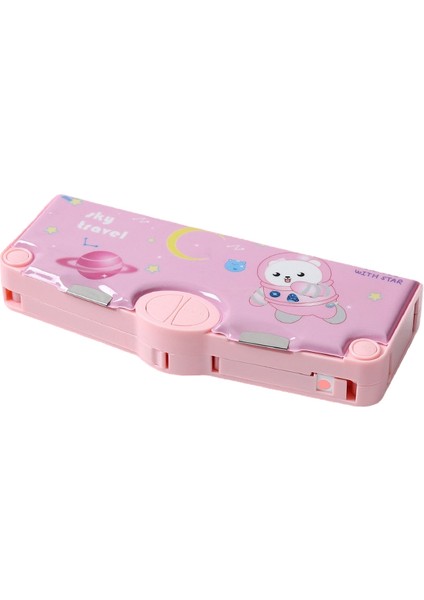 Büyük Kapasiteli ve Yüksek Görünüme Sahip Ilkokul Öğrencileri Için Yaratıcı Çok Fonksiyonlu Kalem Kutusu Karikatür Çocuk Kalem Kutusu (Yurt Dışından)