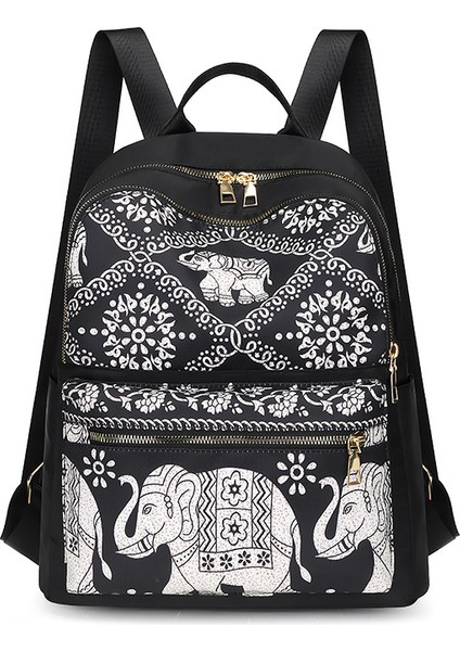 Sırt Çantası Oxford Kumaş Moda Çok Yönlü Seyahat Çantası Hafif Rahat Sırt Çantası Kadın Sırt Çantası Moda Baskılı Kadın Çantası (Yurt Dışından) fiyatları