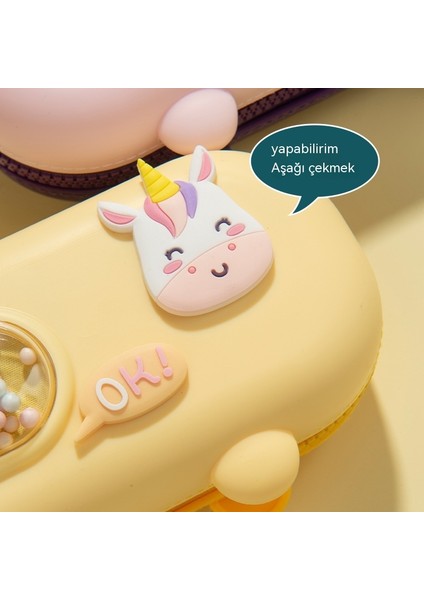 Tavşan Kabarcık Makinesi Kalem Çantası Karikatür Sevimli Radyo Şekli Yaratıcı Kırtasiye Kutusu Ilköğretim Okulu Öğrencisi Büyük Kapasiteli Kalem Kutusu (Yurt Dışından) fırsatları