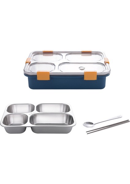 304 Paslanmaz Çelik Öğle Yemeği Kutusu, Öğle Yemeği Kutusu, Ofis Çalışanları Için Isıtılabilir Plaka Öğle Yemeği Kutusu (Yurt Dışından)