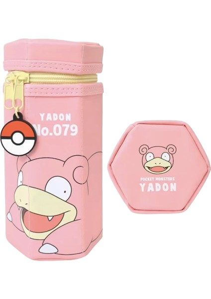 Pokemon Dikey Kalem Çantası Ilkokul Öğrencileri Için Karikatür Büyük Kapasiteli Altıgen Kırtasiye Çantası (Yurt Dışından)