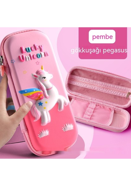 Öğrenci Kalem Kutusu Erkek Kalem Kutusu Kız Sevimli Yaratıcı Kalem Kutusu Çocuk 3D Kalem Kutusu (Yurt Dışından) indirimleri