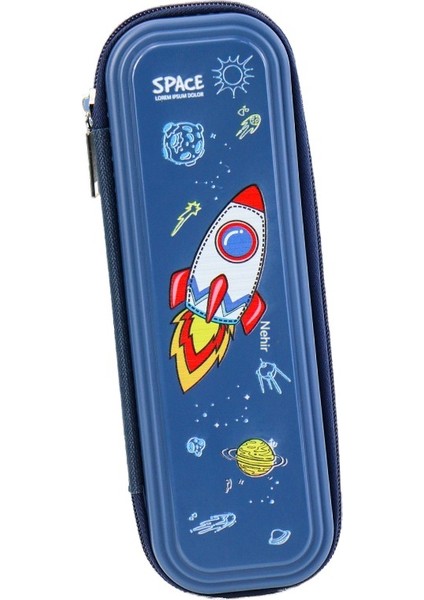 Karikatür Sevimli Kırtasiye Kutusu Plastik Pp Su Geçirmez Dört Katmanlı Büyük Kapasiteli Kalem Kutusu Çok Fonksiyonlu Kalem Kutusu (Yurt Dışından)