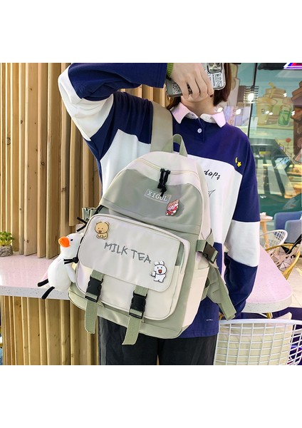 Ilkokul Okul Çantası Yeni Ikinci Ila Altıncı Sınıf Yük Azaltma Sırt Çantası Kadın Naylon Büyük Kapasiteli Sırt Çantası (Yurt Dışından) indirimleri