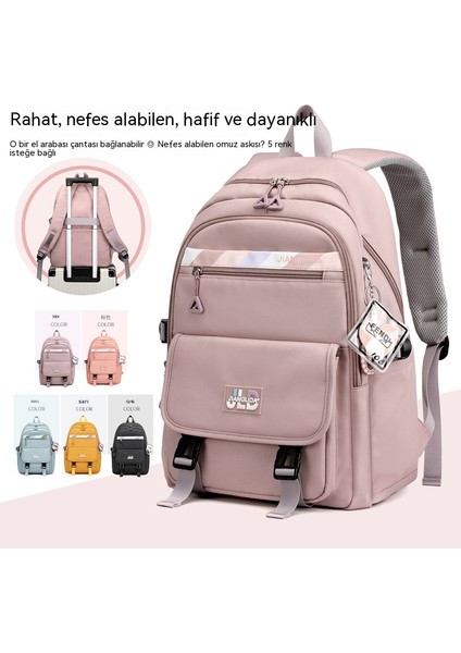 Oxford Kumaş Su Geçirmez Ortaokul Öğrencisi Okul Çantası Rahat Moda Lise Öğrencisi Büyük Kapasiteli Kız Ins Ortaokul Sırt Çantası (Yurt Dışından) fırsatları