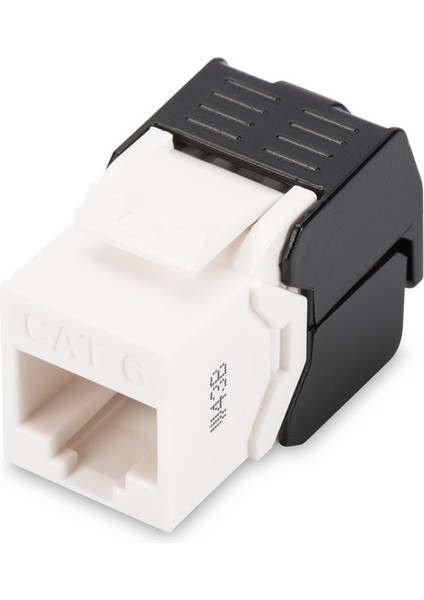 Digitus CAT. 6 Class E Keystone Jack, Unshielded/Zırhsız, Aletsiz Sonlandırılabilir