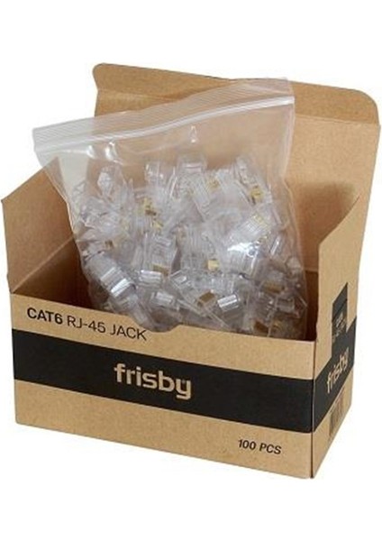 FNW-RJ4520N CAT6 RJ45 UTP KONNEKTÖR 100 LÜ KUTU