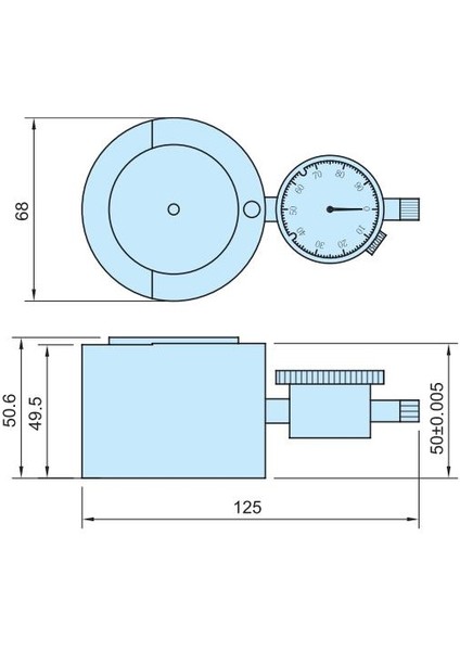 50MM Vertex Saatli Yüksek Hizalama HP-50B fiyatları