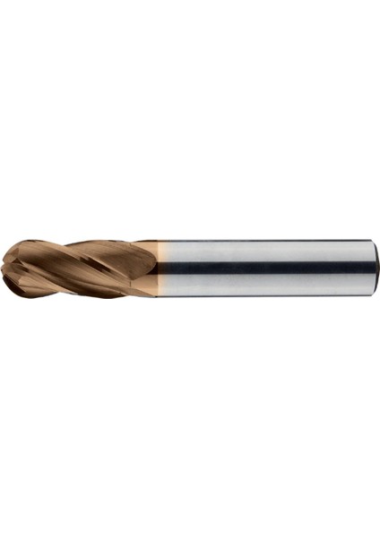 Kraft 4mm 4 Ağız Küresel Uzun Karbür Parmak Freze