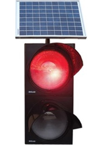 300 mm İkili Güneş Enerjili Flaşör, Solar Çakar Lamba