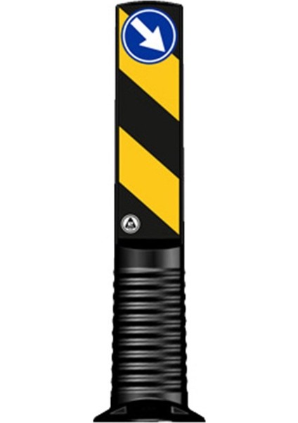 Esnek Refüj Başı Levhası 100 x 800 mm