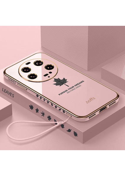 Xiaomi 13ULTRA Cep Telefonu Kılıfı Elektroliz Akçaağaç Yaprağı Her Şey Dahil Düşmeyi Önleyici Yumuşak Silikon Koruyucu Kılıf (Yurt Dışından)