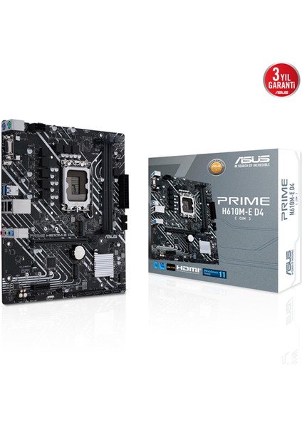 PRIME H610M-E D4-CSM DDR4 3200MHz DP HDMI M.2 mATX 1700p