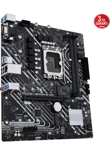 PRIME H610M-E D4-CSM DDR4 3200MHz DP HDMI M.2 mATX 1700p