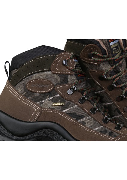Gerçek Deri Waterproof Erkek Trekking Bot Ve Ayakkabısı 10606S21T Kahverengi