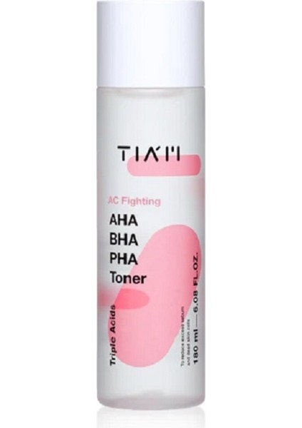 Ac Fighting Aha Bha Pha Toner 180 ml, Ölü Cilt Hücrelerini ve Sebumu Yok Eden AC Fighting Tonik