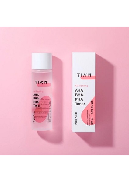 Ac Fighting Aha Bha Pha Toner 180 ml, Ölü Cilt Hücrelerini ve Sebumu Yok Eden AC Fighting Tonik