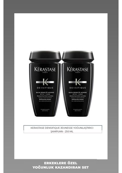 Erkeklere Özel Şampuan - Densifique Homme Bain Densite 250 ml x 2