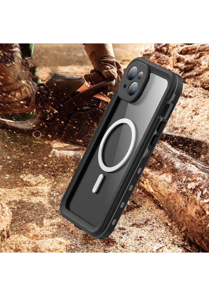 iPhone 15 Plus Su Geçirmez Kılıf Magsafe Waterproof Shockproof Ip 68 Sertifikalı Su Altı Kılıf modelleri