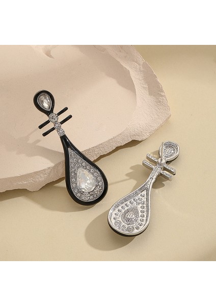 Çin Vintage Pipa Narin Küpe (Yurt Dışından)