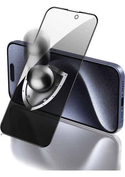 Apple iPhone 12 Pro Zore Rika Premium Privacy Temperli Cam Ekran Koruyucu