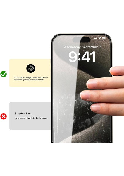 Apple iPhone 12 Pro Zore Rika Premium Privacy Temperli Cam Ekran Koruyucu