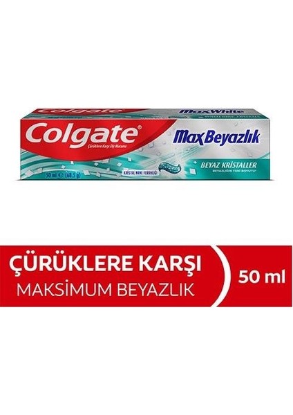 Max Whıte Beyaz Kristaller Macun 50 ml