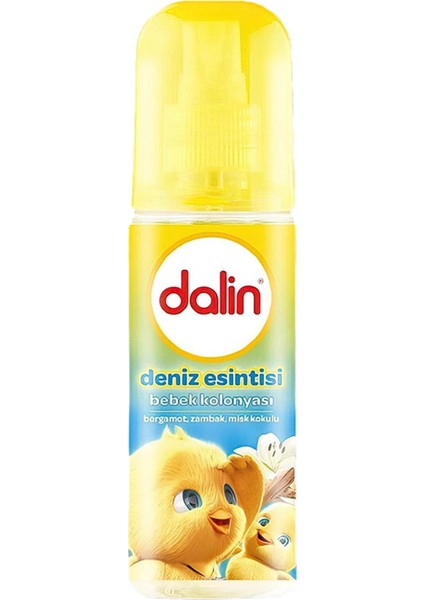 Kolay Tarama Spreyi Badem Yağlı 200 ml + Dalin Bebek Kolonyası Deniz Esintisi 100 ml