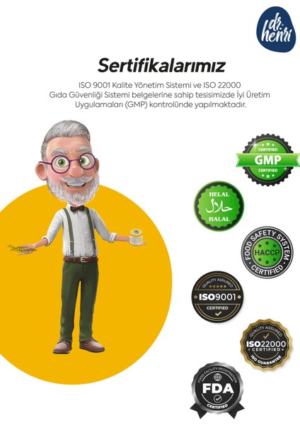 Dr.Henri Balık Yağı Içeren Omega-3 D3 & K2 Vitamin Kapsül Takviye Edici Gıda 9