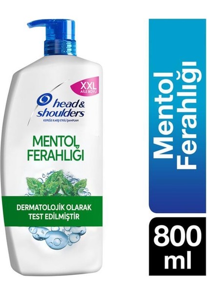 Head & Shoulders 800 Ml. Mentol (4'Lü)