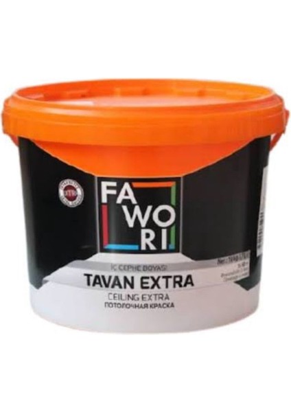 Silikonlu Mat Iç Cephe 3,5 kg Boya +Fawori Tavan Boya 3,5 Kg+Rulo+Fırça Boya Seti