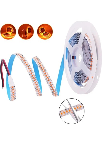Ct 4538 Amber 10 Metre 240 Çipli Iç Mekan Şerit LED
