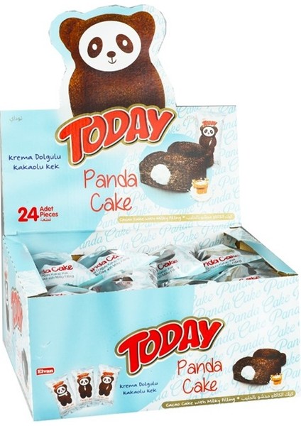 Today Panda Kek 40 gr 24 Adet ( 1 Kutu )