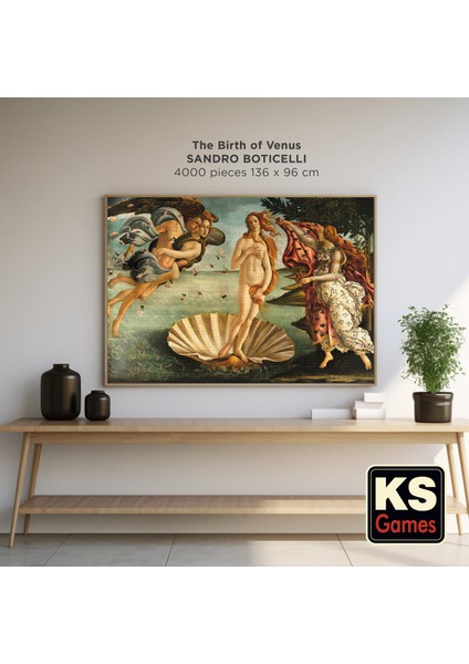 The Birth Of Venus 4000 Parça Puzzle