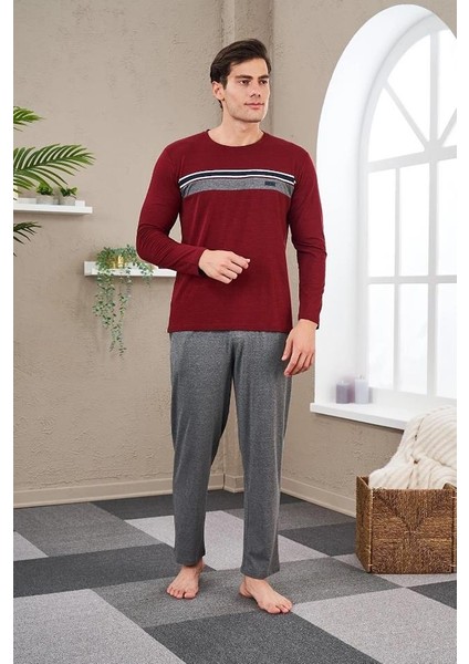 23707 Erkek Bisiklet Yaka Pijama Takım