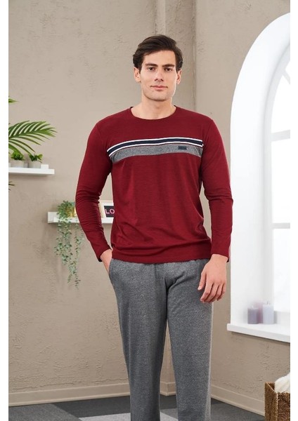 23707 Erkek Bisiklet Yaka Pijama Takım