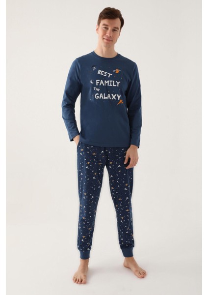 3177 Best Kids The Galaxy Erkek Uzun Kol Pijama Takım