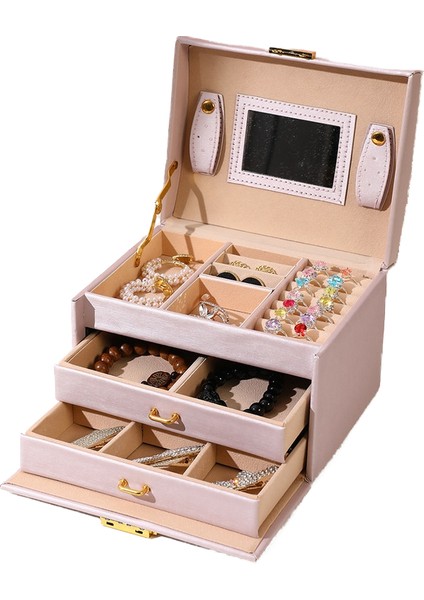 Mücevher Kutusu Taşınabilir Seyahat Mücevher Kutusu (Yurt Dışından)