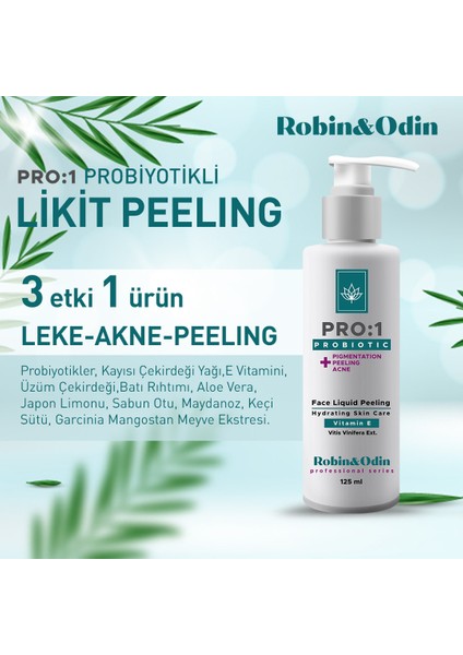 &Odin Probiyotikli Likit Peeling 125ML