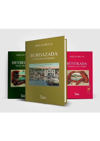 Akillas Millas Büyükada, Heybeliada, Burgazada Kitap Koleksiyon Paketi