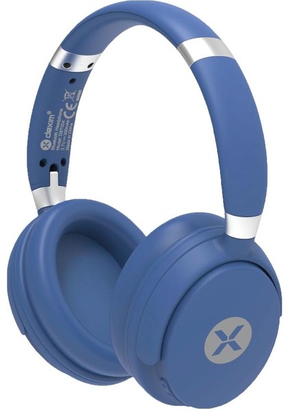 SC-301 Bluetooth 5.3 Kablosuz Kulaküstü Kulaklık - Mavi