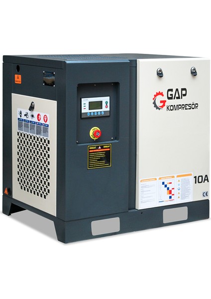 Gpv 10A 500 Lt 10 Hp Vidalı Hava Kompresör Seti Gpv 10A