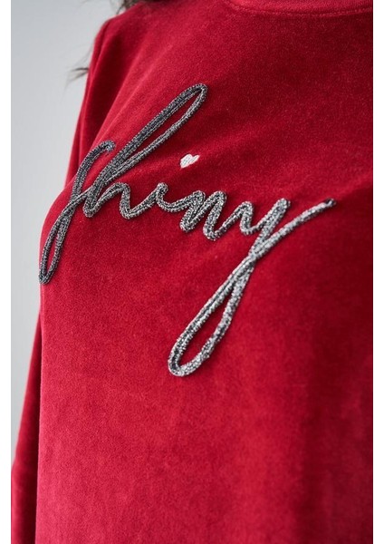 24579 Kadın Sıfır Yaka Kadife Spor Takım fiyatları