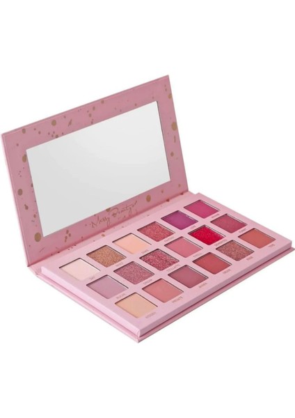 Messy Beauty 18 Renk Kalıcı Göz Farı Paleti, Yüksek Pigmentasyon, Topaklanmaz, Kolay Dağılım