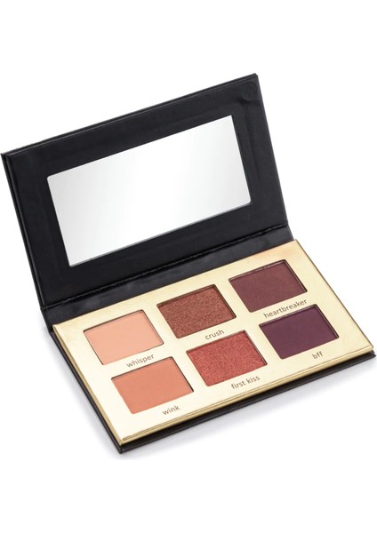 Nude Matte Eyeshadow 6'lı Göz Farı Paleti, Yüksek Pigmentasyon, Topaklanmaz, Kolay Dağılım