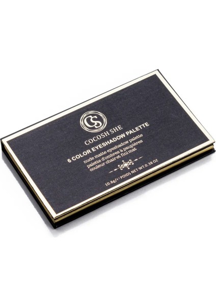 Nude Matte Eyeshadow 6'lı Göz Farı Paleti, Yüksek Pigmentasyon, Topaklanmaz, Kolay Dağılım