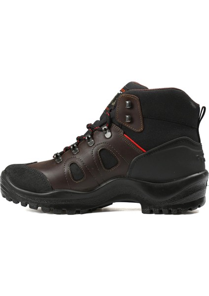 Gerçek Deri Vibram Taban Waterproof Erkek Trekking Bot Ve Ayakkabısı 10662D5G Kahverengi